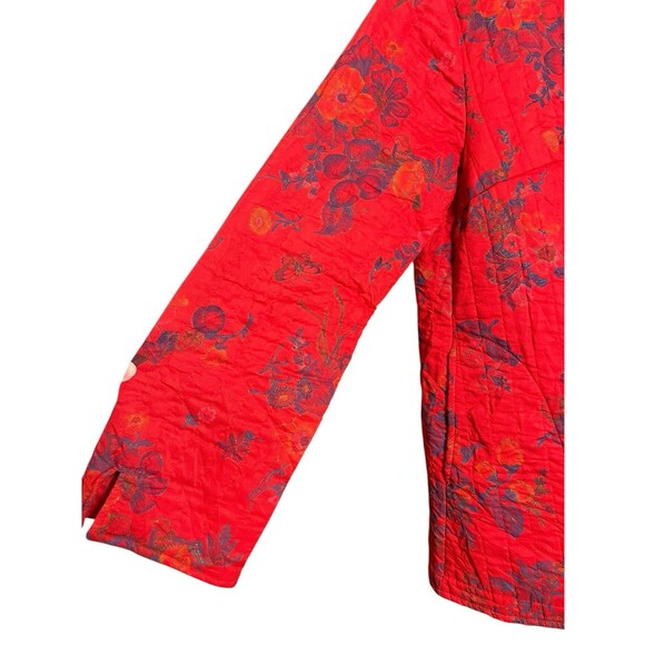 Vintage Jacket Quilted Prairie USA Union Made 1970s Handmade Pockets Large - Picture 6 of 10